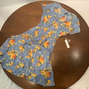 Western Print Midi Dress